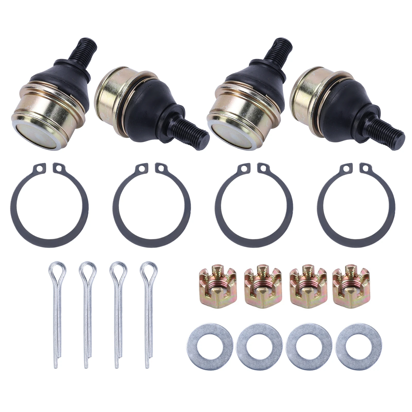 

4PCS Ball Joints Upper and Lower Ball Joint Kit for Honda FourTrax Foreman Rubicon TRX500FA 2001-2009 2011-2014 51375HP5601