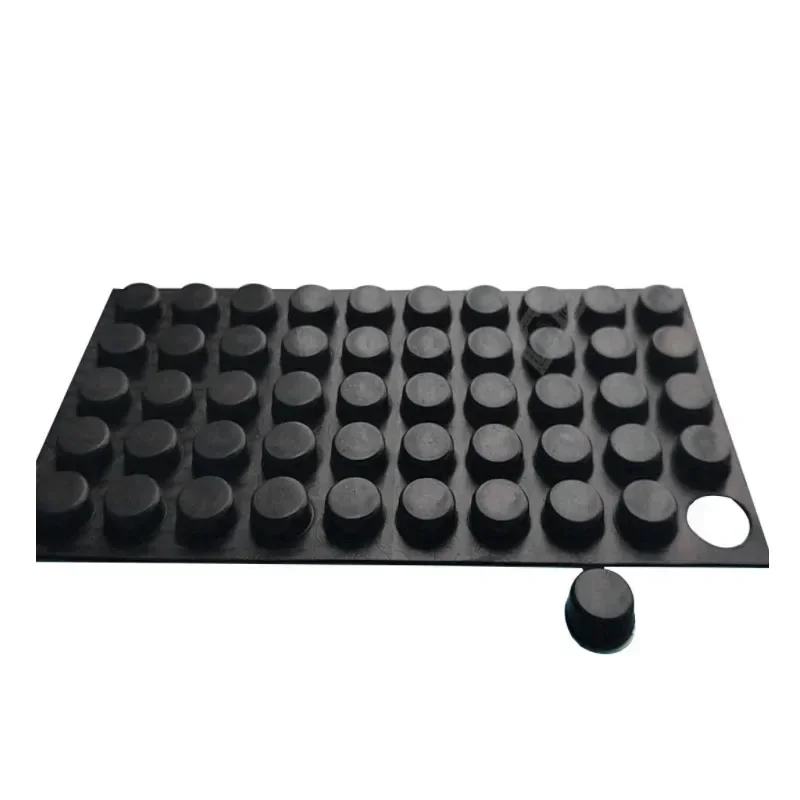 Self-adhesive Rubber Feet Furniture Pads Round/Square Protectors Shock Absorber Feet Pad Vibration Absorption Rubber Anti-shock