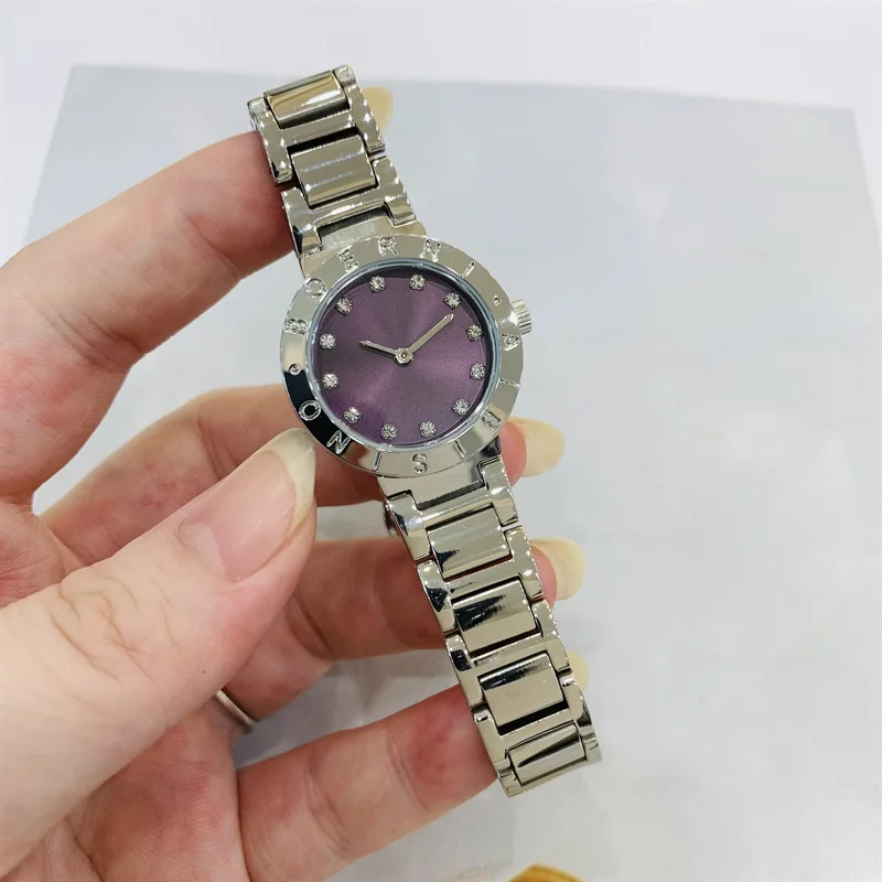 High Quality Women Quartz Watch Reloj Ladies Simple Vintage Stainless Steel Band Orologio Classic Wristwatch Gold Sliver Clock