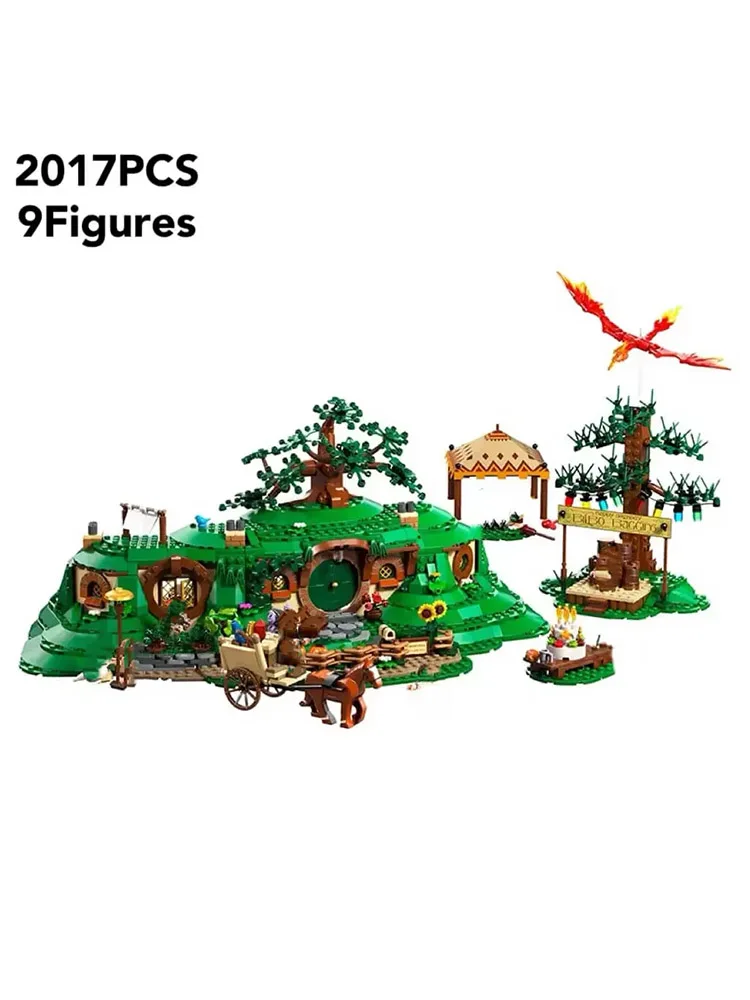 2017PCS The Rings Shire Hobbit Tasche mit Bodenloch, Puzzle-Bausteine für Damen und Herren, Spielzeug, Geburtstagsgeschenk