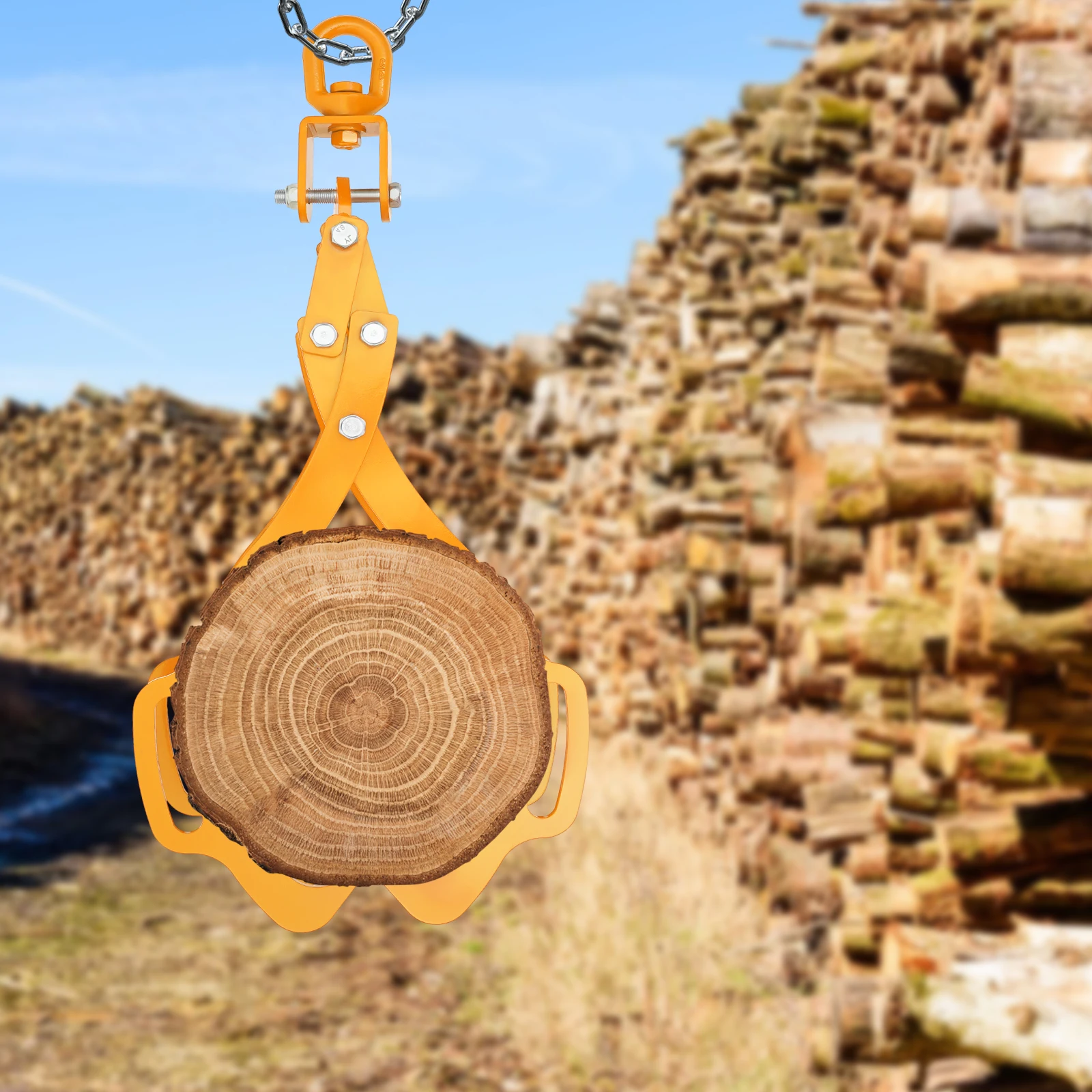 Pinças de elevação de madeira 4 garras para caminhão, ATV, trator e Skidder, 28"