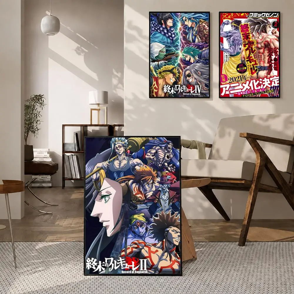 Anime Record of Ragnarok Poster High-definition  stickers, suitable for bedroom, living room, home decoration