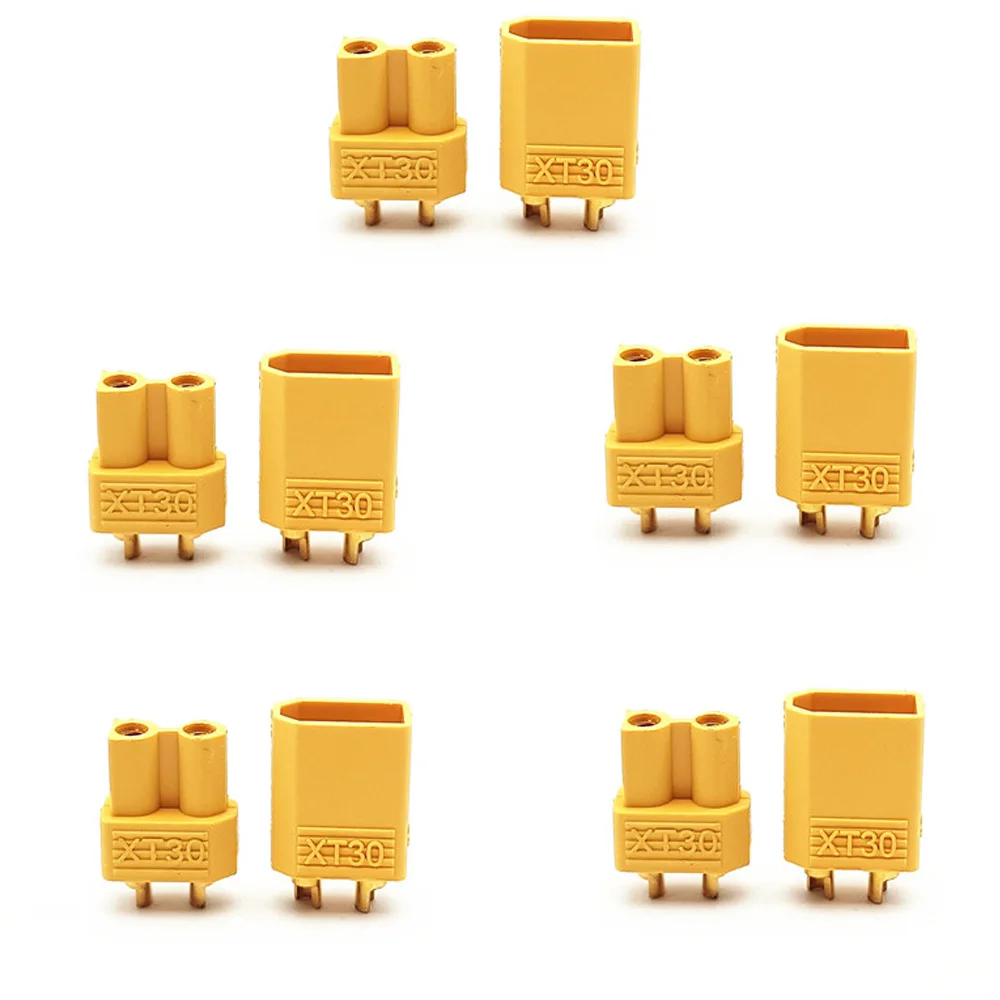 5pair XT60 XT-60 XT30 XT90 XT60E XT60E-M XT60E-F T Plugs Male Female Bullet Connectors For RC Lipo Battery RC Drone Airplane Car