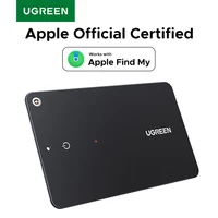 La tarjeta SmartTrack de seguridad UGREEN funciona con Apple Find My Wallet Bluetooth Tracker Buscador de teléfono Resistente al agua (solo iOS)