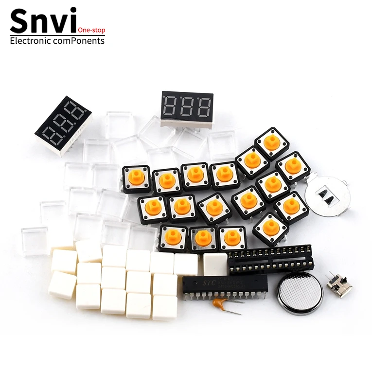 مجموعة أدوات الآلة الحاسبة - مجموعة ممارسة اللحام الإلكترونية المعتمدة من 51 MCU للآلات الحاسبة ذاتية الصنع #4