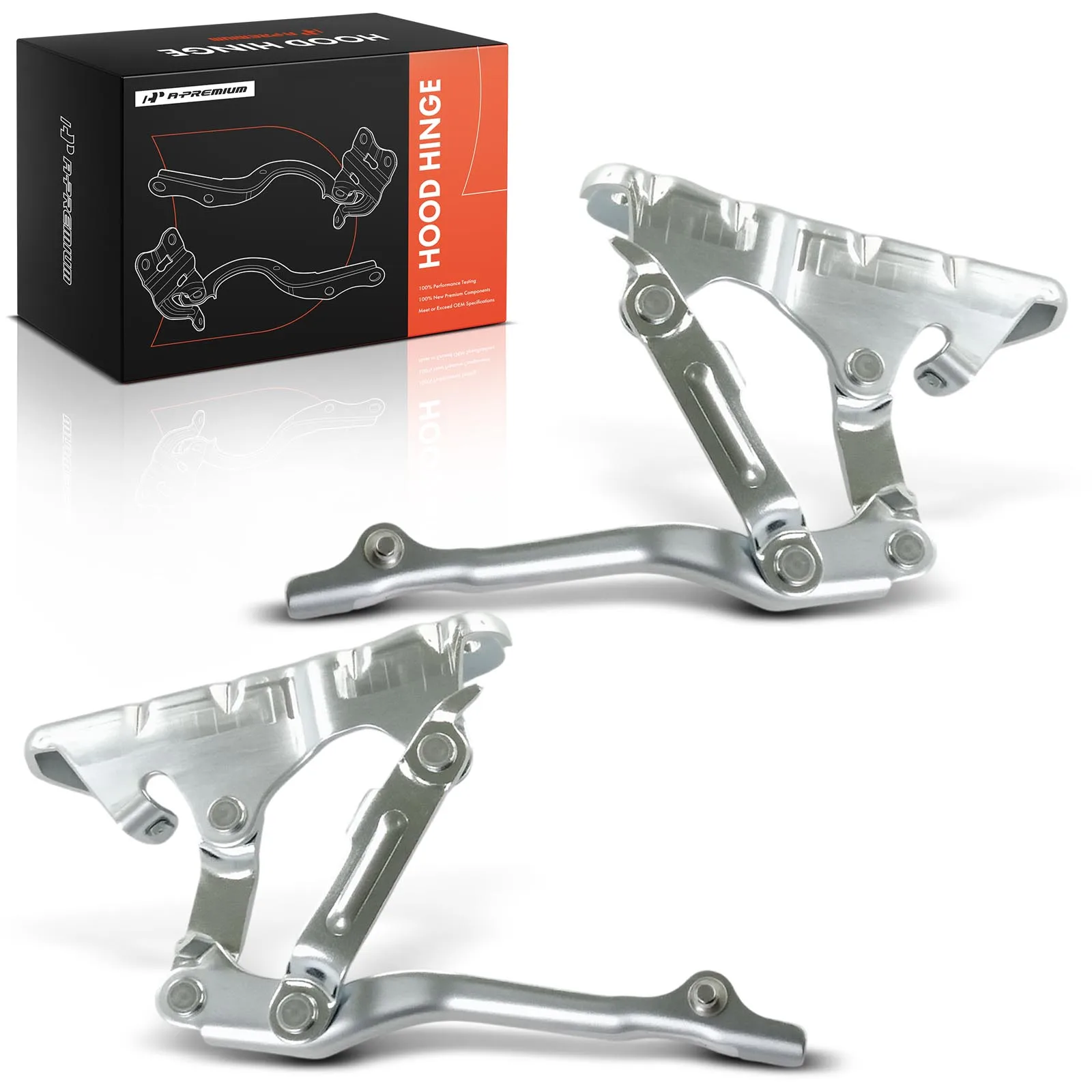 A-Premium Pair Front Driver & Passenger Side Hood Hinge for Kia Sorento 2016-2020