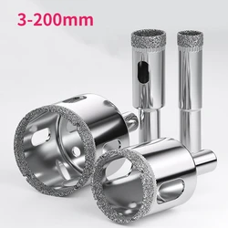 3-200mm Glass Hole Saw Coated Drill Bits Drilling Crown For Ceramic Tile, Marble And Ceramic Opening