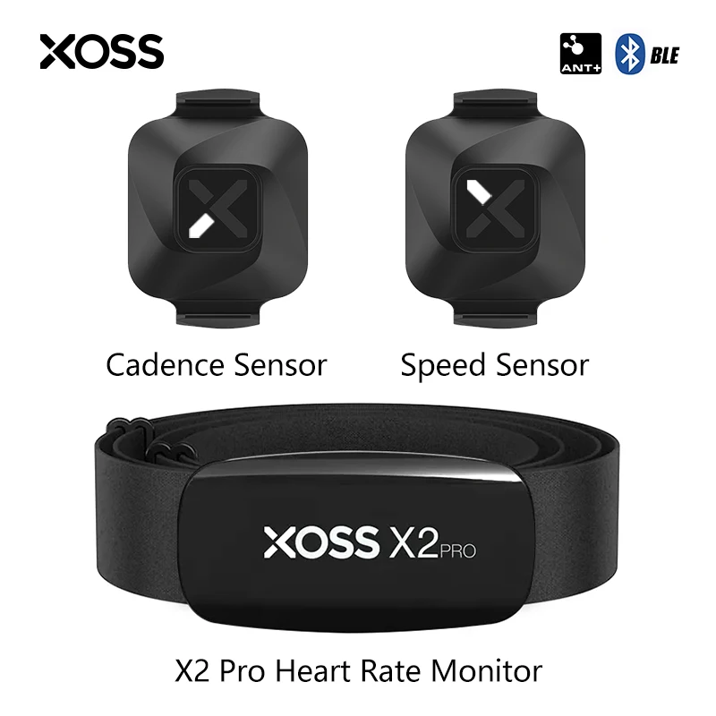 

XOSS X2 Pro Heart Rate Sensor Rechargeable 90 Days Battery Life Stores 48H Of Data For Swimming Sailboat Fitness Running Cycling