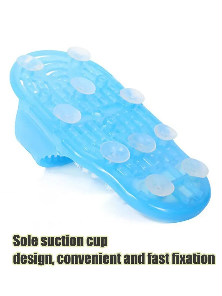 Foot File Foot Washing Tool Lazy Person Foot Brush Shoe Grinding Foot Stone Massage Dead Skin Remova Foot Repair Slippers