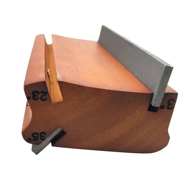 

ABVH-Guitar Fret File 3/23/35 Degree Angle Set For Polishing And Crowning, Beveling End Sanding Tool For Guitar Part B