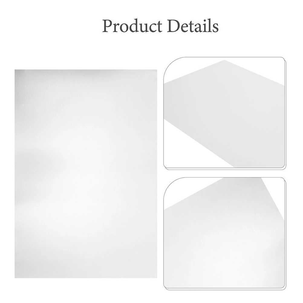 3 Pcs Blank Aluminum Plate Metal Plates Silver Sublimation Ornament Blanks