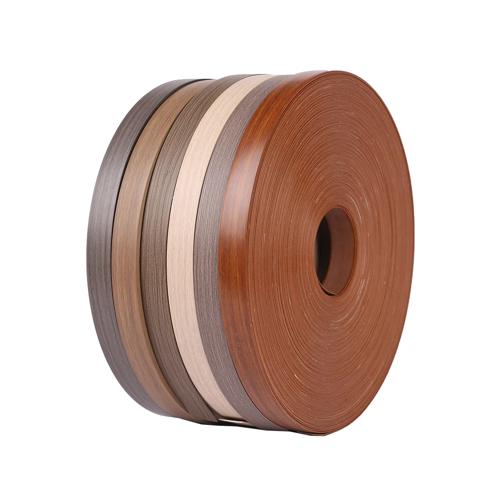 

Preglued Veneer Edging PVC Edge Banding Trimmer Wood Kitchen Wardrobe Board Edgeband 2cm x 50m Edger Edge Tape