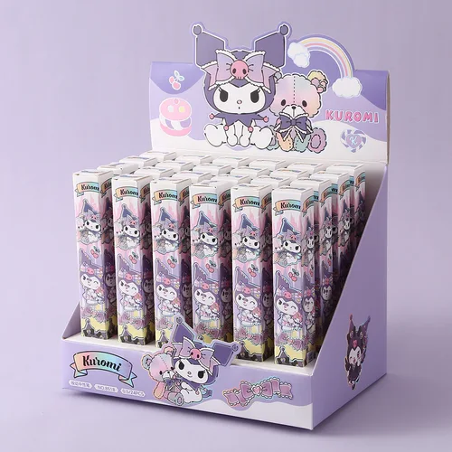 Imagen 2 del producto 24 Uds. Bolígrafos de Gel de dibujos animados Sanrio Family Princess Series personajes cómicos japoneses de papelería de alta calidad bolígrafos para estudiantes