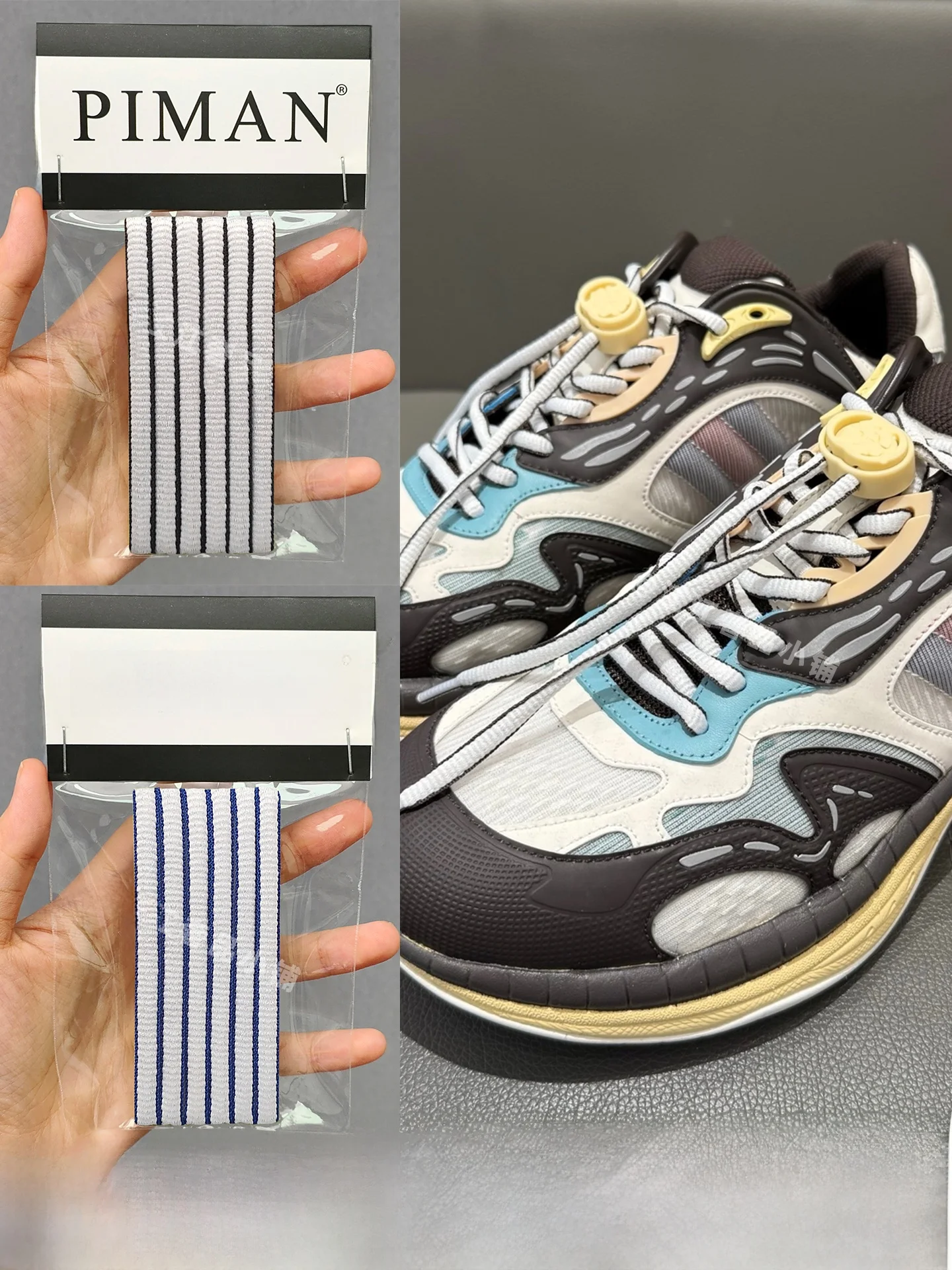 cacos-originais-piman-20-para-tenis-esportivos-bloco-de-cores-semicirculares-sex-iveis-com-tenis-dad-s
