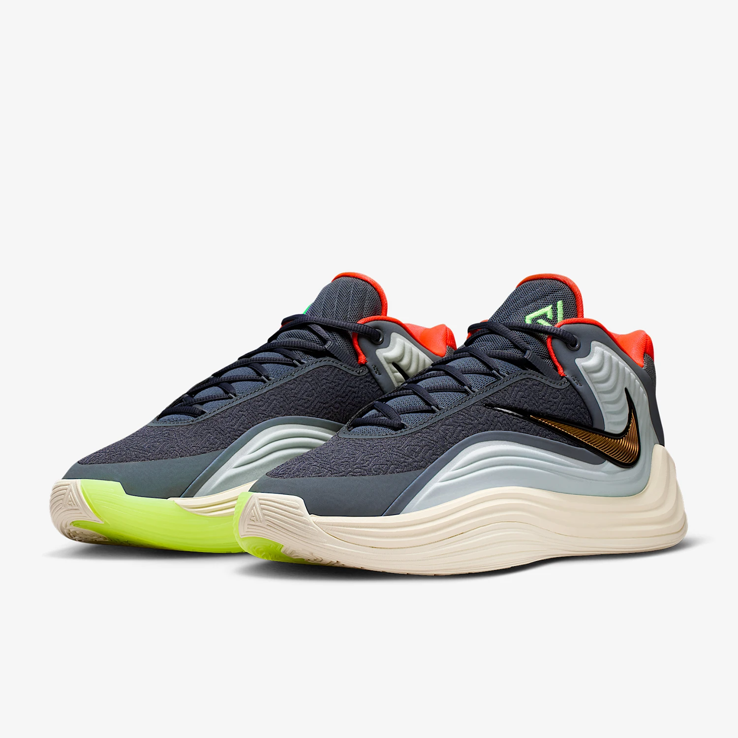 Nike Originals Spring Mens Mid-Cut Durable Sports Basketball Shoes HF3451-008