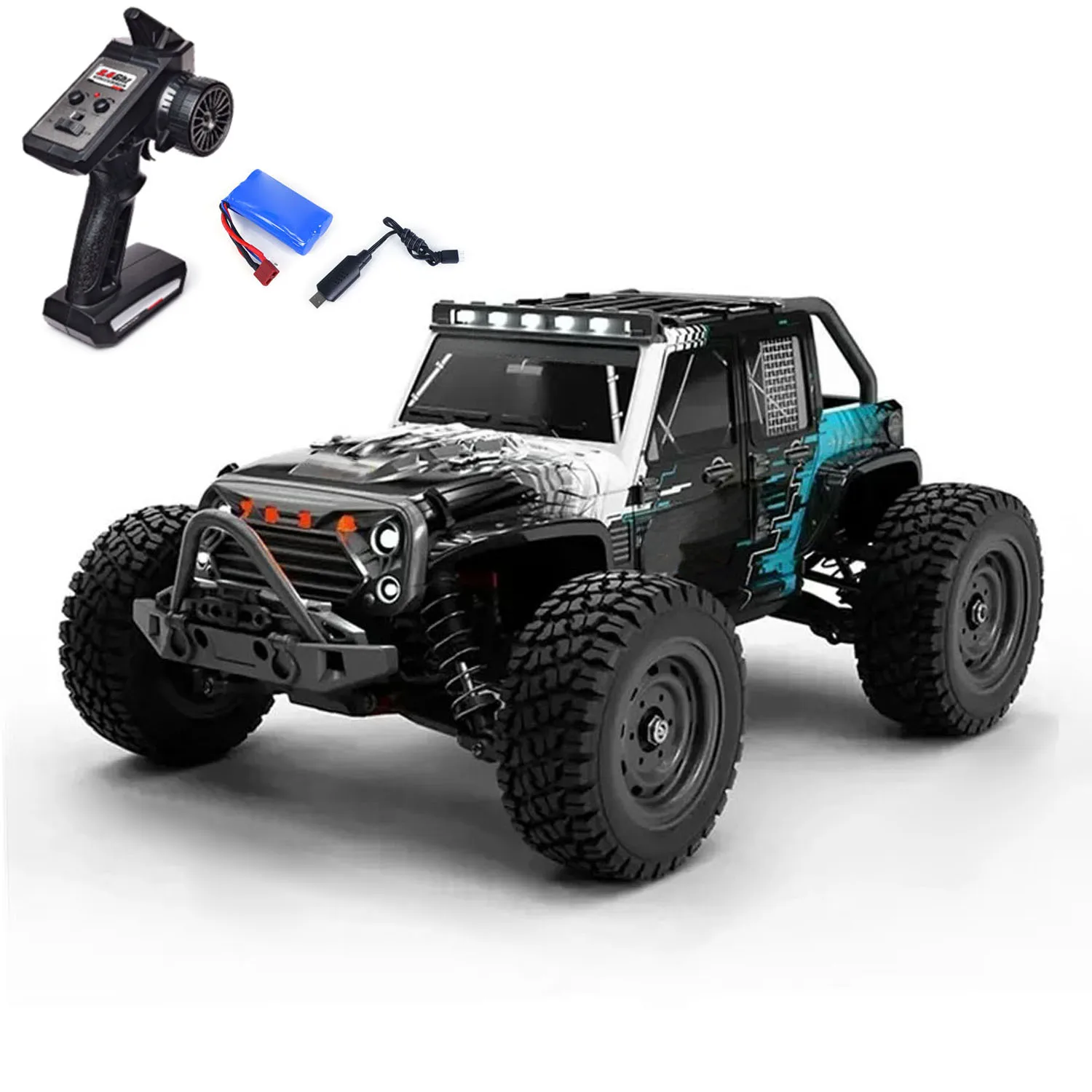 1/16 SCY 16103Pro AWD RC Off Road Car 70KM/H High Speed PVC Shell Splash Protection ESC Radio Control Vehicle Model for Adult