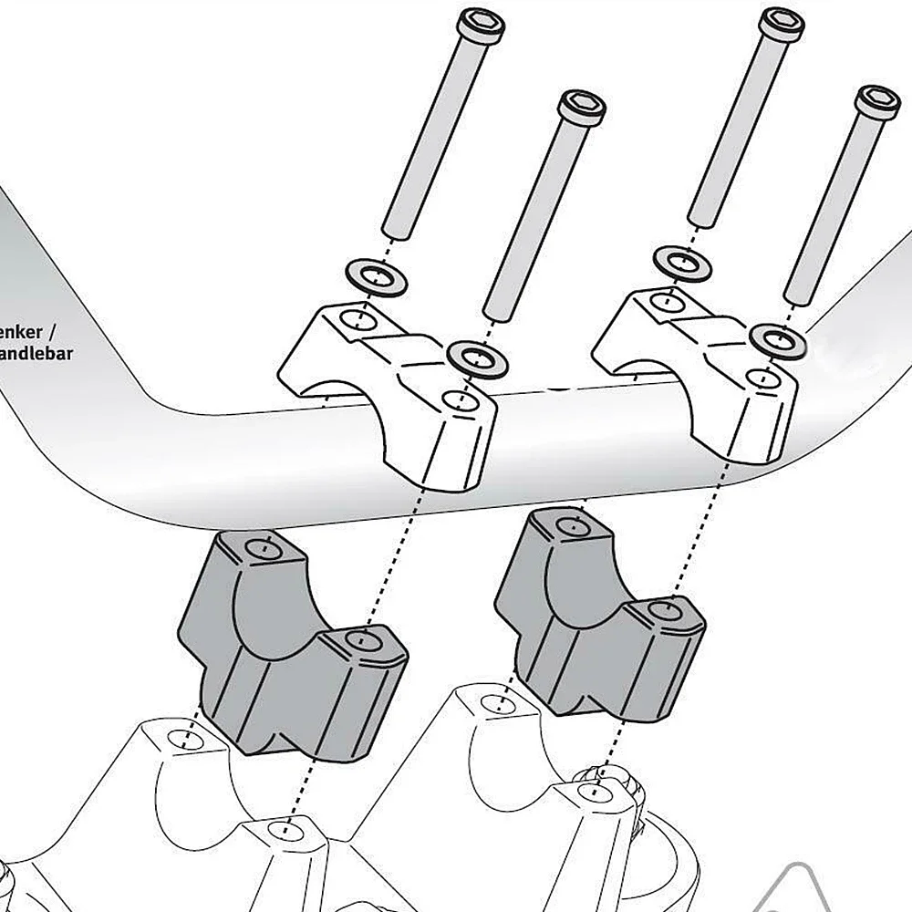For Yamaha XT1200Z Tenere Super XTZ1200 XT 1200Z XTZ 1200 Motorcycle Accessories Handlebar Riser Drag Handle Bar Clamp Kit