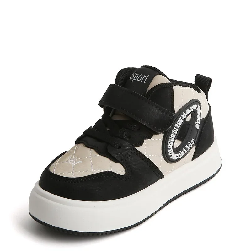 

Детская обувь для доски, модная детская спортивная обувь для бега с высоким берцем, кроссовки для маленьких мальчиков и девочек, повседневная легкая прогулочная обувь