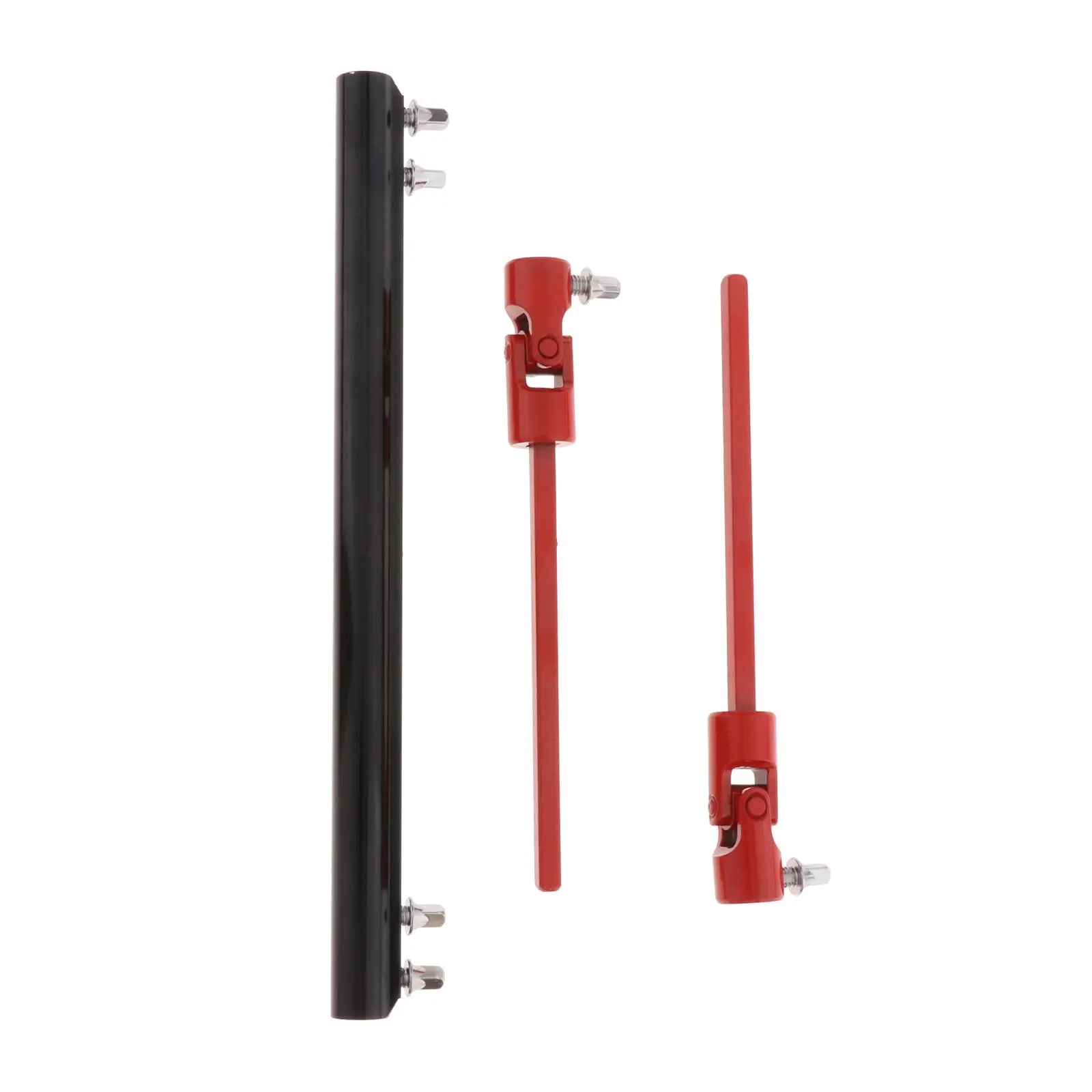 Double Bass Drum Pedal Connector Heavy Duty Linkage Shaft Percussion Tool for Electronic Drums