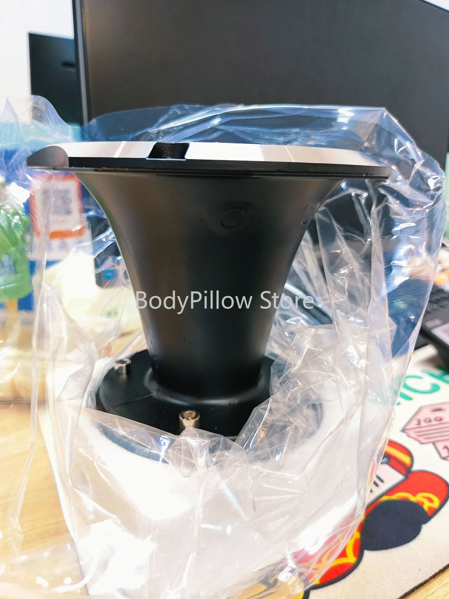 المهنية 2." سائق ضاغط الحلق الألومنيوم الناشر التيتانيوم 8 أوم 600 واط مكبر صوت للسيارة القرن #3