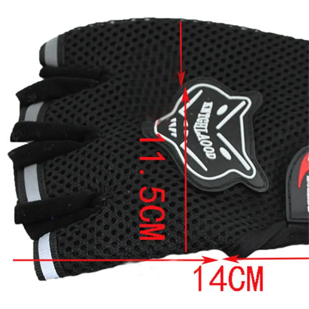 Men Cycling Gloves Bicycle Gym Half Finger Gloves Women Mitten Breathable Anti-slip Glove Fitness Riding Sport Training Gloves