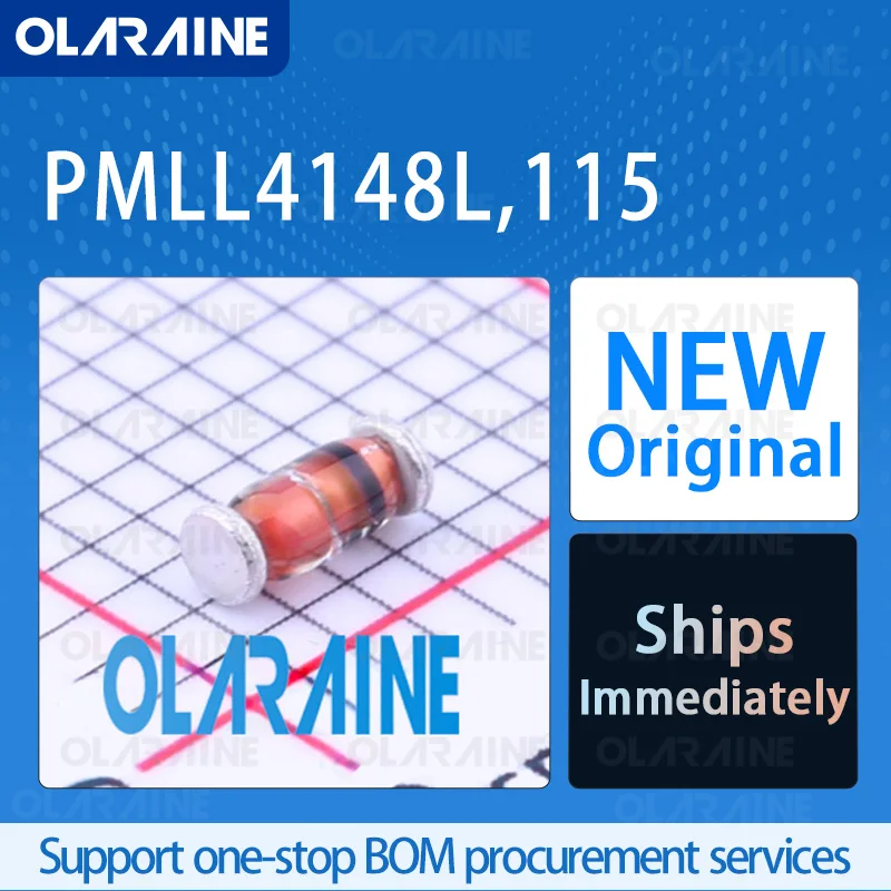 20/50/100Pcs PMLL4148L,115 SOD-80C-2 original ic chip Small signal switching diodes RoHS Voltage 100 V Current 4 A