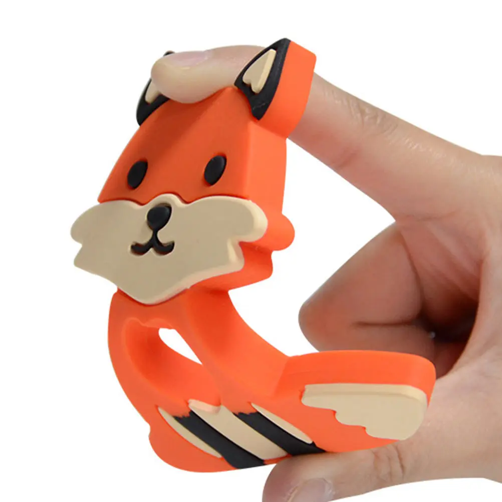 

1 шт. силиконовый прорезыватель для младенцев, без БФА, в форме животных, для новорожденных, успокаивающий, для облегчения прорезывания зубов, с цепочкой-аксессуаром