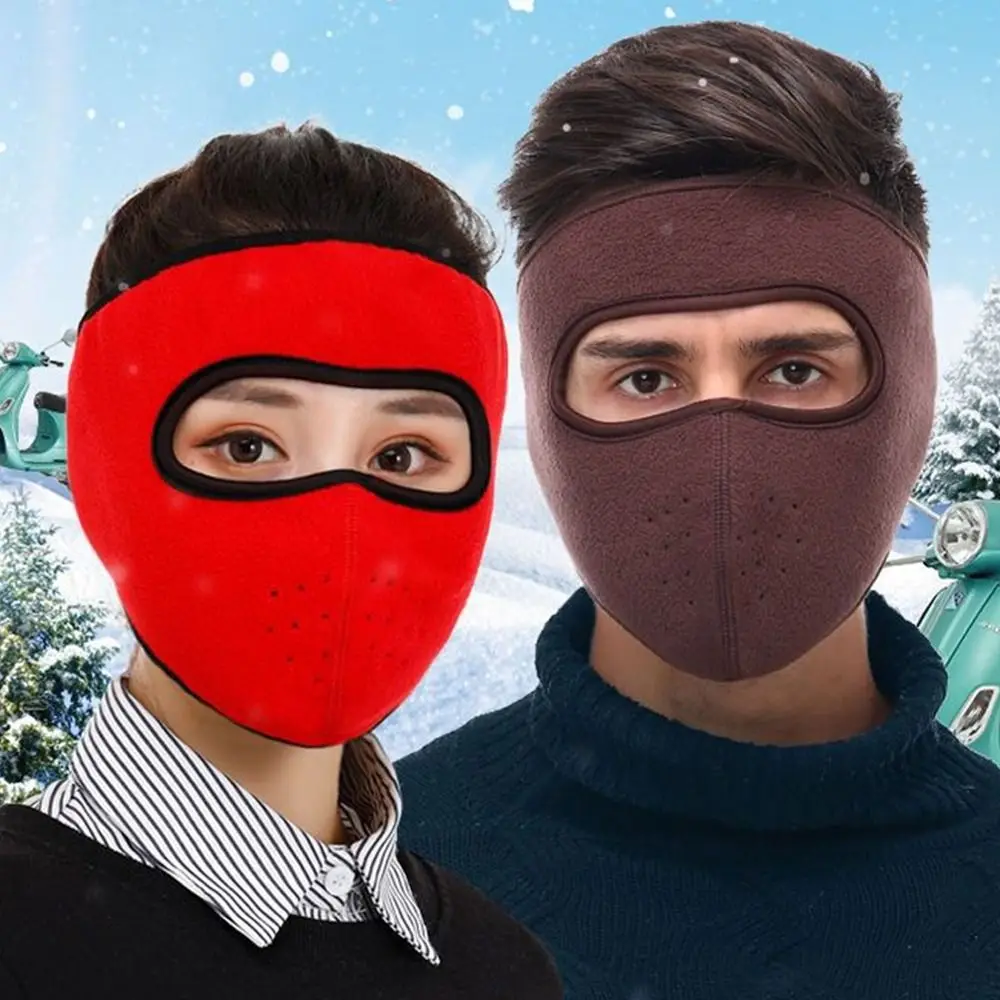 Wind dichte warme Maske täglich Winter warm kälte feste Ohren schützer Fleece Gesichts schutz Camping Ski