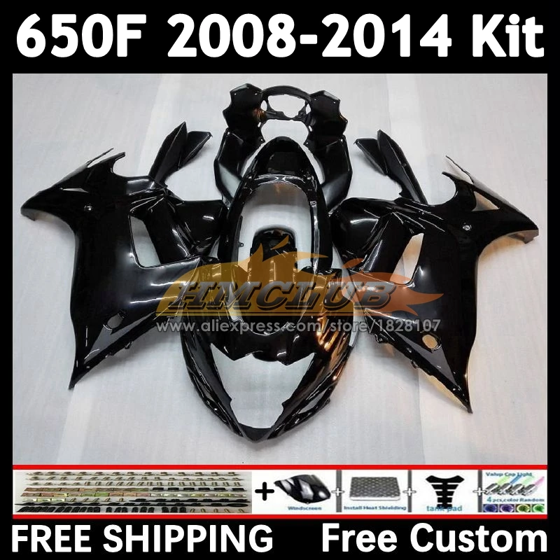 Black stock Body For SUZUKI GSXF 650 CC GSX650F 2008 2009 2010 2011 2012 2013 2014 23No.1 GSXF650 08 09 10 11 12 13 14 Fairing