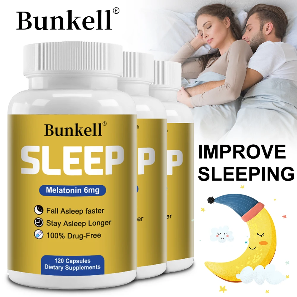 

Sleep Aid - Natural, Non-habit-forming, Supports Longer Sleep, Promotes Restful Sleep and Falls Asleep Faster