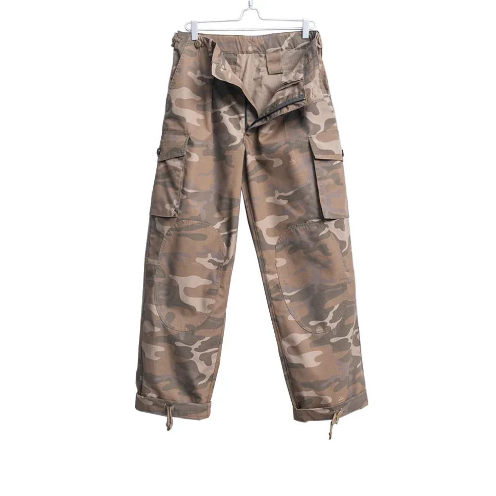 WW2 Soldier Uniform Loose Training Clothing Casual Training Pants Desert Camouflage Anti-infrared Soldier Equipment WW2 Pants