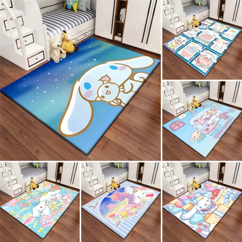 

MINISO Disney Cinnamoroll HD Printed Carpet for Living Room Bedroom Entrance Door Mat Sofa Kitchen Home Decoration Picnic Rug