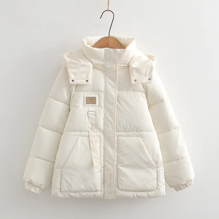 

[Ready Stock] High Quality Women Winter Thick Warm Cotton Jacket Women Parkas Hooded Thickened Fashion Casual Short Coats