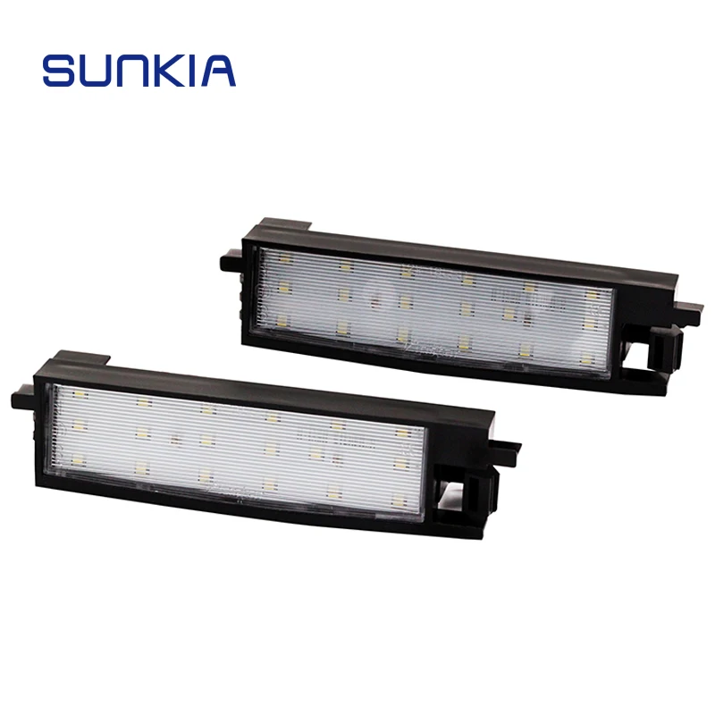 Car LED License Plate Number Light For Toyota Auris RAV4 Built-in Canbus controller