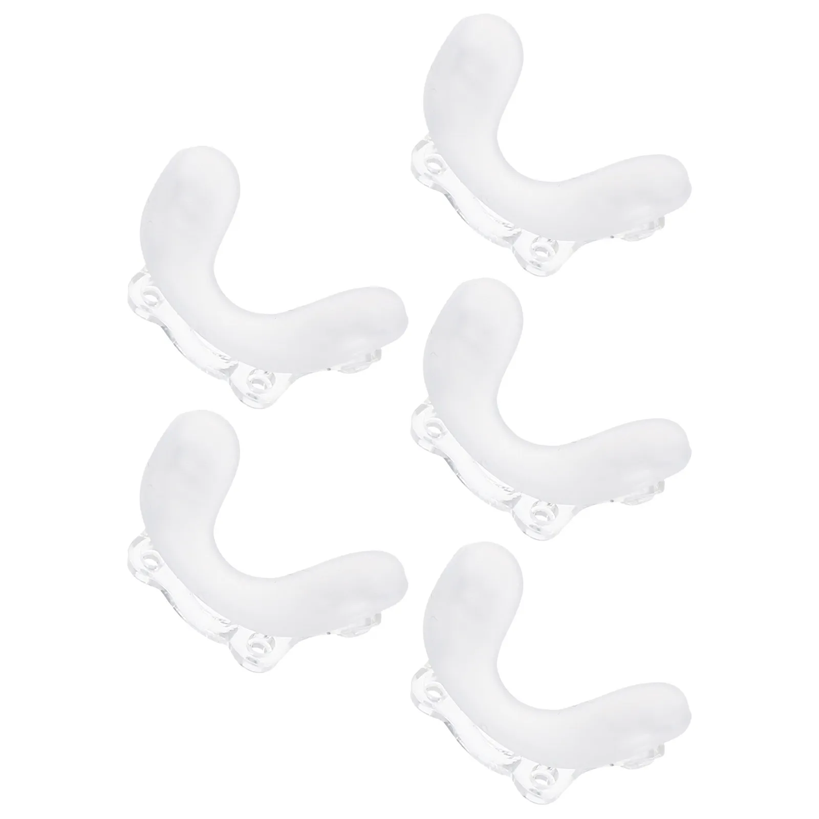 

5Pcs Silicone Eyeglass Nose Pads Soft U Shaped Anti Slip Bridge Cushions for 's Glasses Sunglasses Eyewear