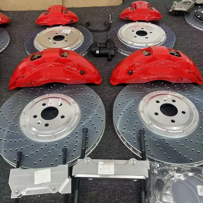 

Комплект больших тормозных суппортов 911 G500 G800 A6 10n 10Pot 440-420-412 мм