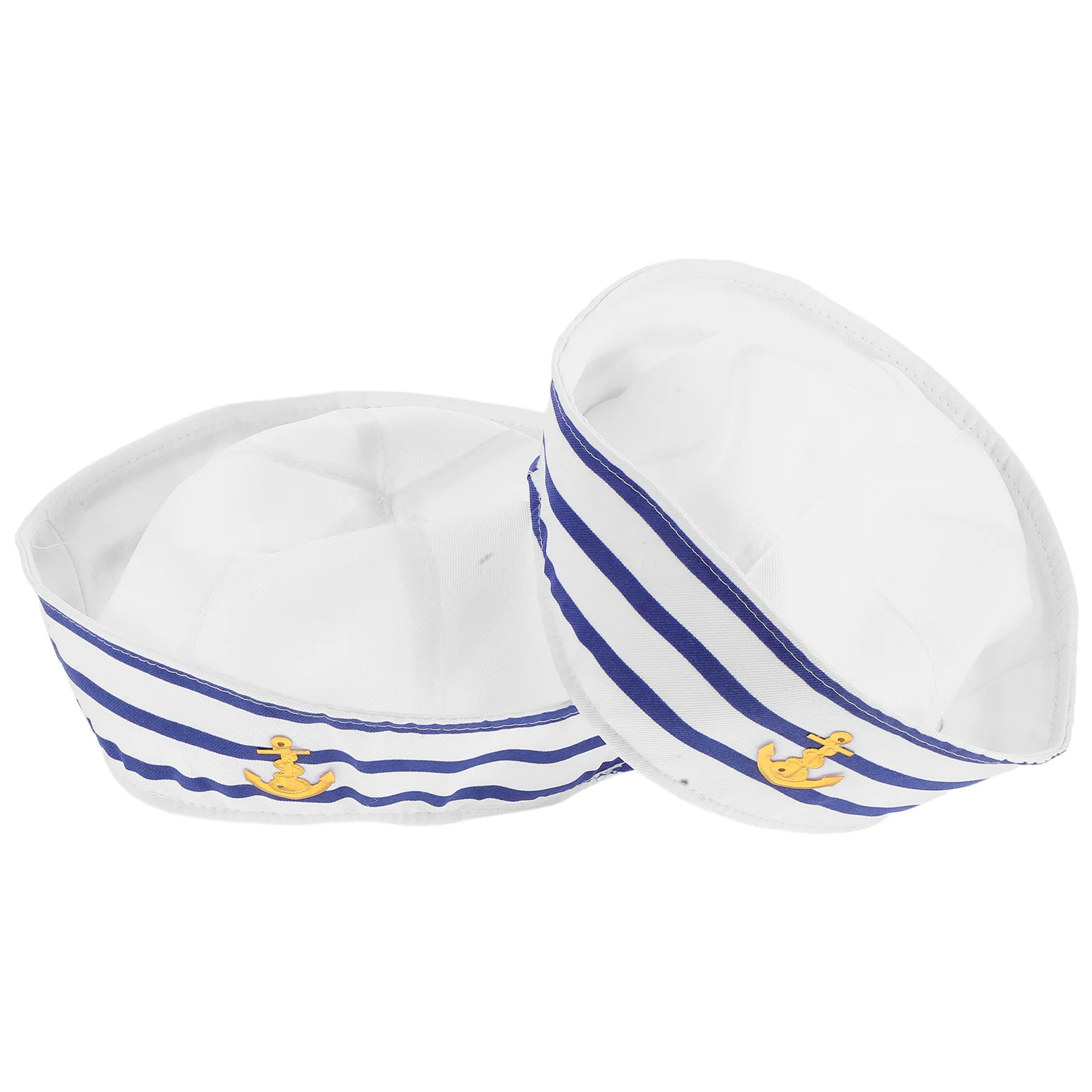 2 stuks matrozenhoeden kapitein hoed voor mannen vrouwen polyester cosplay party decor kostuum accessoire matrozenhoed kapitein hoeden voor varen