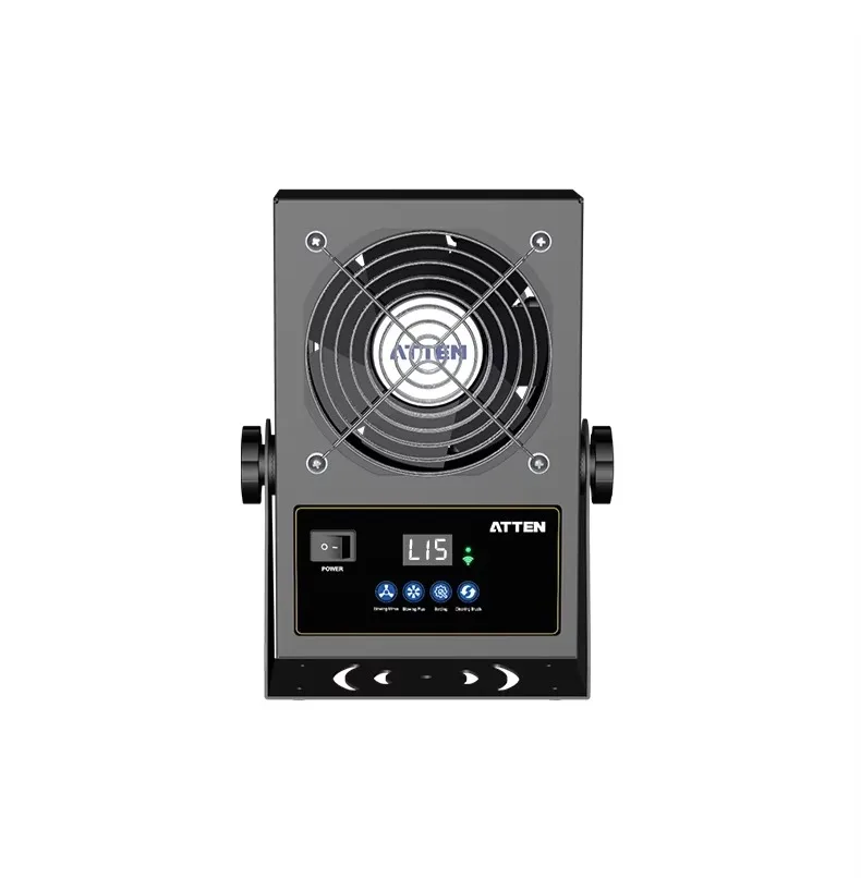 2026 ATTEN ST-1020D 20W Anti Static Desktop Ionizer Fan Small Ionizer Machine Ionizing air Blower Electrical Fans