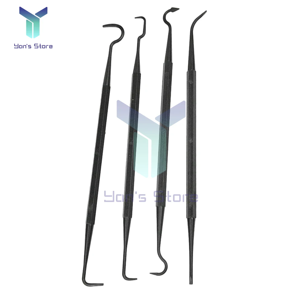 7Pcs Dual Head Cleaning Brushes 6.7 Inches Nylon Copper Brass Brush Head   Precision Instruments Electronic Boards Cleaning Tool