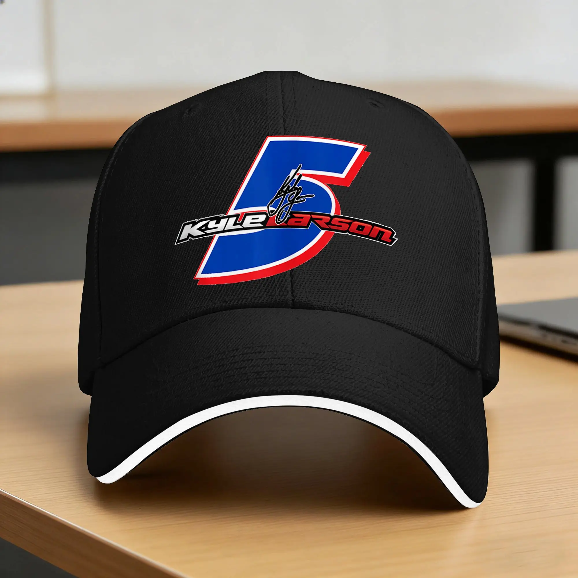 Gorra de Béisbol Estilo Urbano para Fanáticos de Kyle Larson 5, Gorras Hip Hop para Hombre y Mujer con Estampado Solar, Gorra Snapback Kpop Rock, Regalo de Cumpleaños