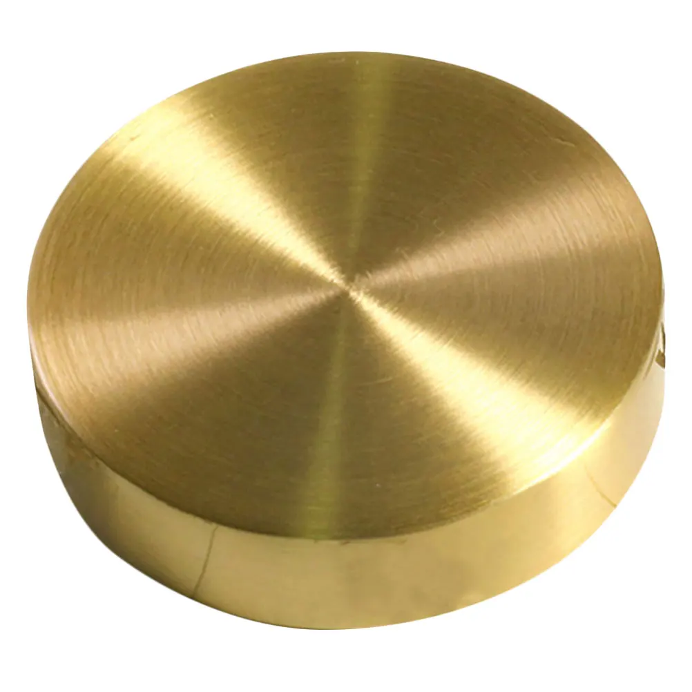 

Brass Paperweight Round Solid Metal Paper Weight For Calligraphy Painting Writing Art Desk Decor Office Supply Accessory