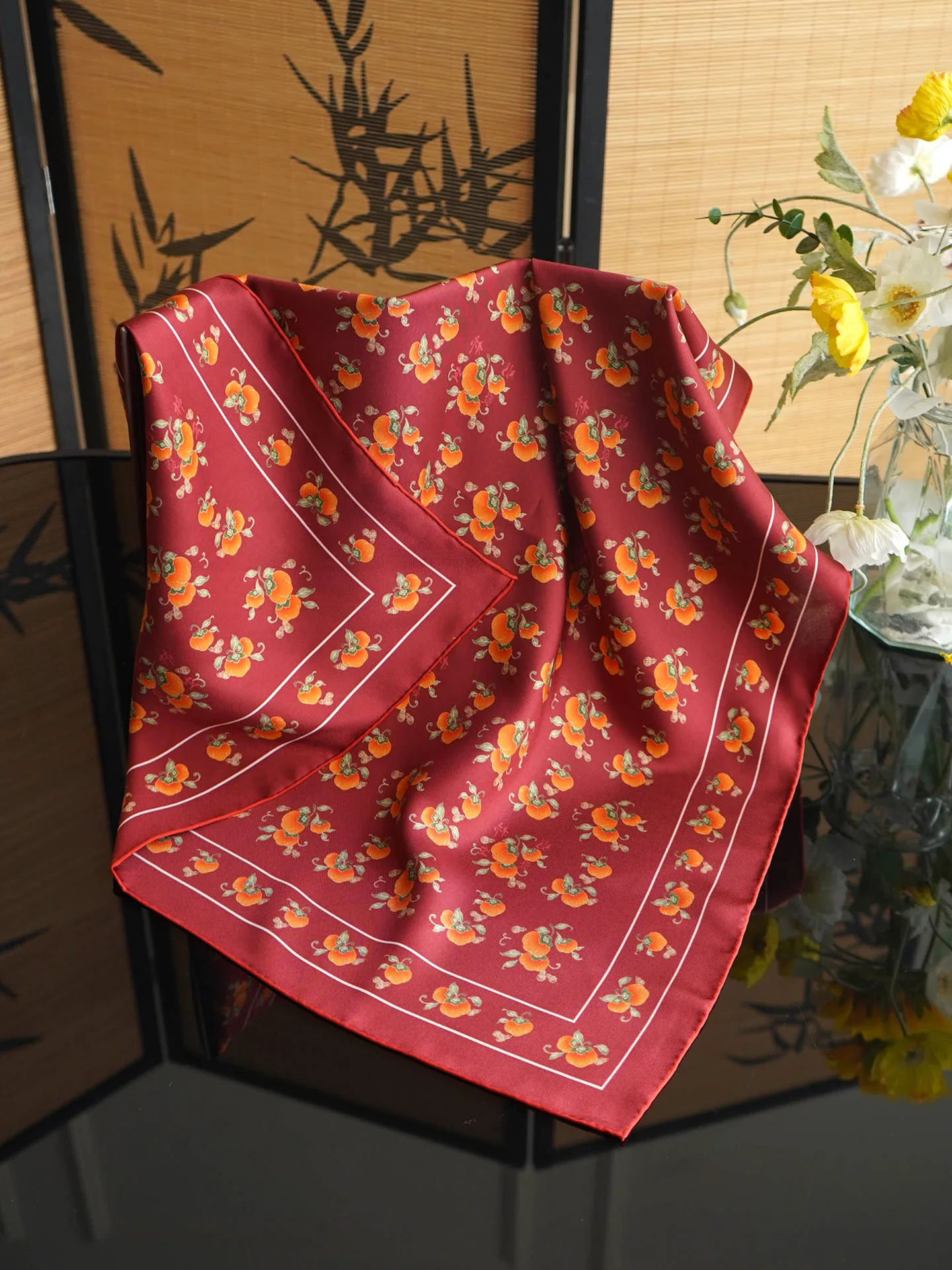 silk-scarf-true-silk-spring-2026-red-diagonal-wind-sle-square-new-year-gift-chinese-sle-decorative-women's-scarf-awl