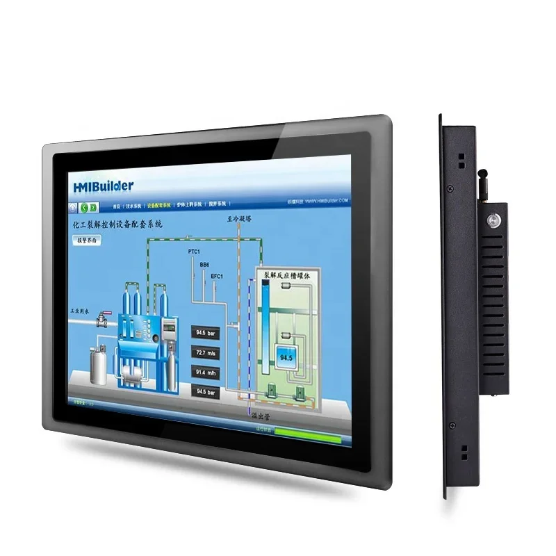 

Industrial Display 12.1 Android Wins Capacitive Embedded Pc Holder For Hmi Computador Industrial Panel PC