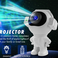 Astronaut Starry Sky Projection Light Full of Stars Ambient Light Spaceman Laser Nebula Water Ripple Bedroom Projection Light