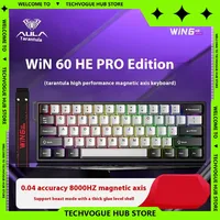 Aula Win60 Win68 He 8k Wired Hot-Swap Magnetic Switch RGB Esports Keyboards Customized Mechanical Gaming Keyboard for Birthday