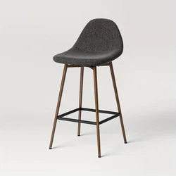 Copley Upholstered Counter Stool Dark Gray