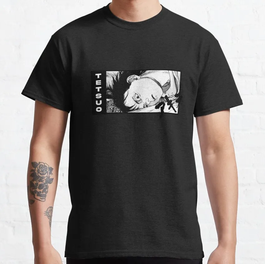 

Tetsuo Shima Akira Anime T Shirt Cyberpunk Manga City explosion Graphic clothes cyber mecha Neo-Tokyo Streetwear All size tops