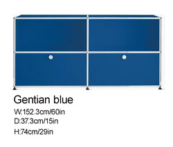 Modular Module Furniture Customized Metal Stainless Steel Cabinet Storage Sideboard Shelf DIY Living Room