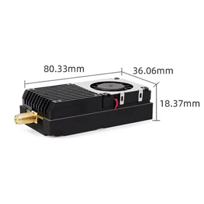 

B24C-5.8G 5.5W VTX 25Mw 1000Mw 5.5W Power FPV Image Transmission Video Transmitter Forlong Range RC FPV Drone