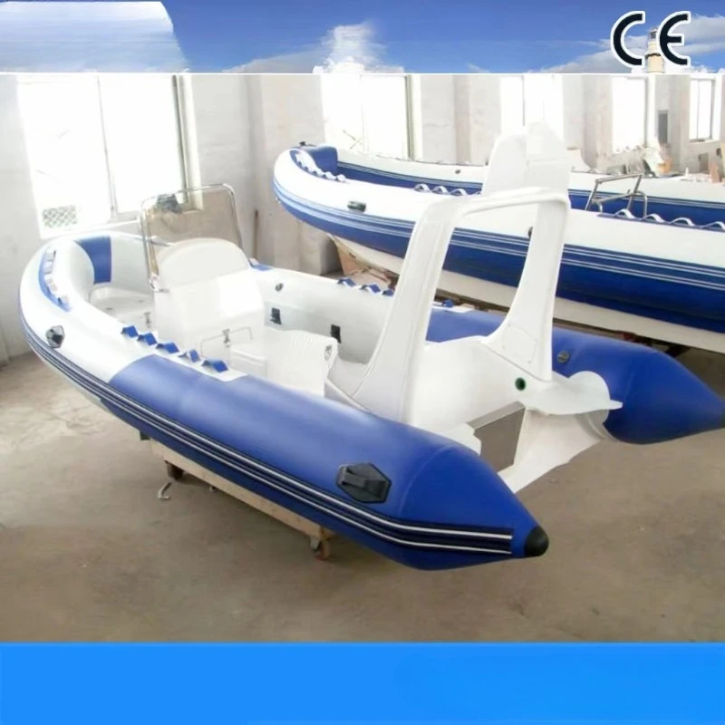 Rib Inflatable Boat Fiberglass Rib Inflatable Fast Rescue Boat Made in China